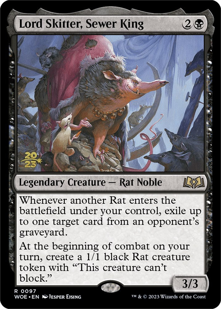 Lord Skitter, Sewer King [Wilds of Eldraine Prerelease Promos] | Good Games North