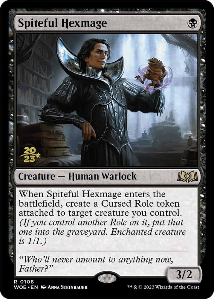 Spiteful Hexmage [Wilds of Eldraine Prerelease Promos] | Good Games North