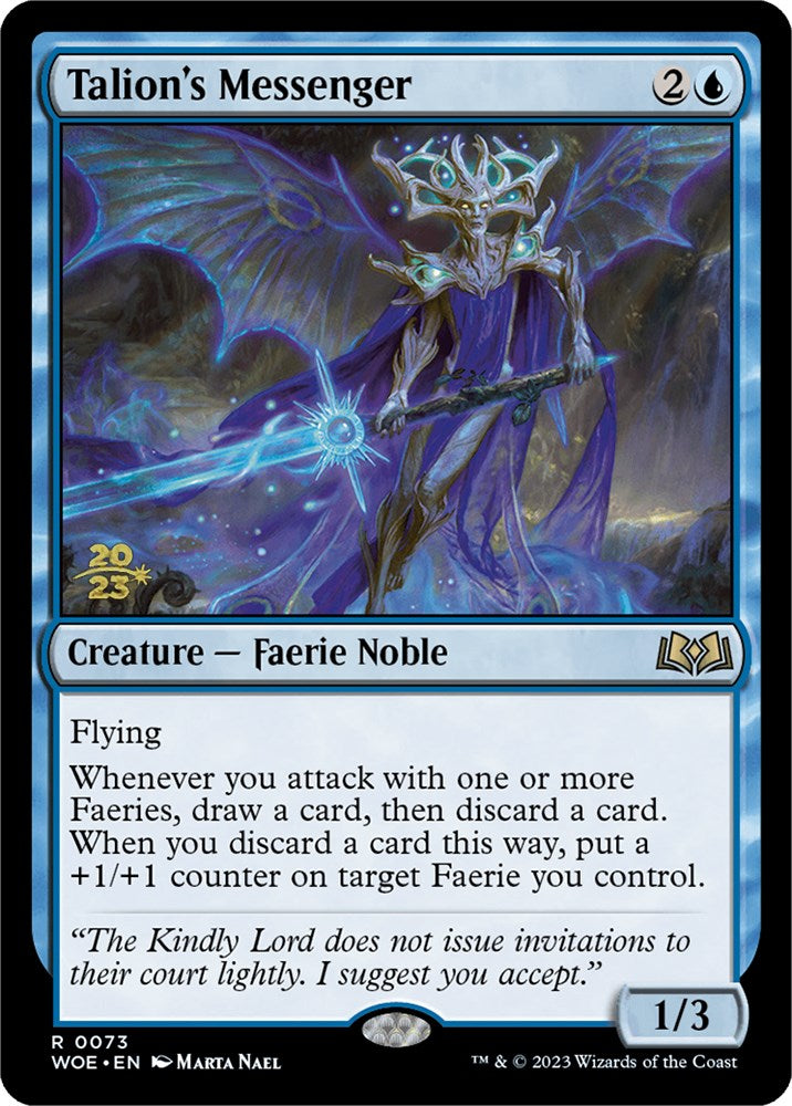 Talion's Messenger [Wilds of Eldraine Prerelease Promos] | Good Games North