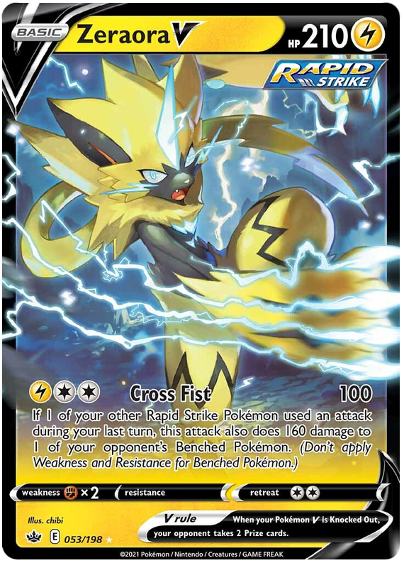 Zeraora V (053/198) [Sword & Shield: Chilling Reign] | Good Games North
