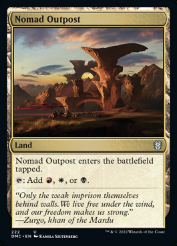 Nomad Outpost [Dominaria United Commander] | Good Games North
