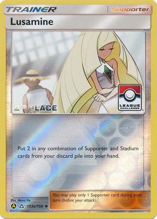Lusamine (153a/156) (League Challenge Alt Art 2nd Place) [Sun & Moon: Ultra Prism] | Good Games North