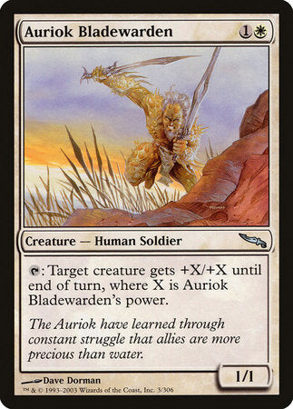 Auriok Bladewarden [Mirrodin] | Good Games North