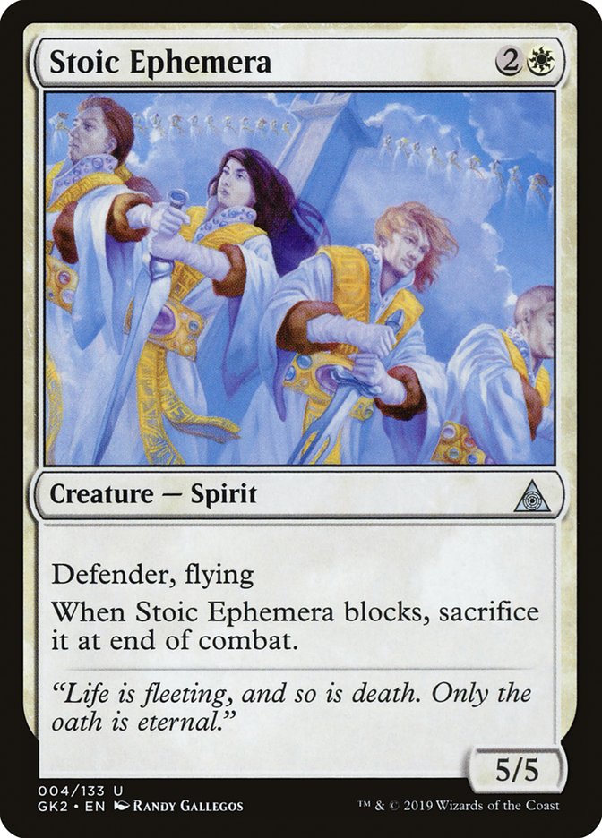 Stoic Ephemera [Ravnica Allegiance Guild Kit] | Good Games North