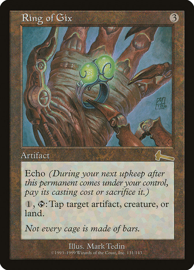 Ring of Gix [Urza's Legacy] | Good Games North