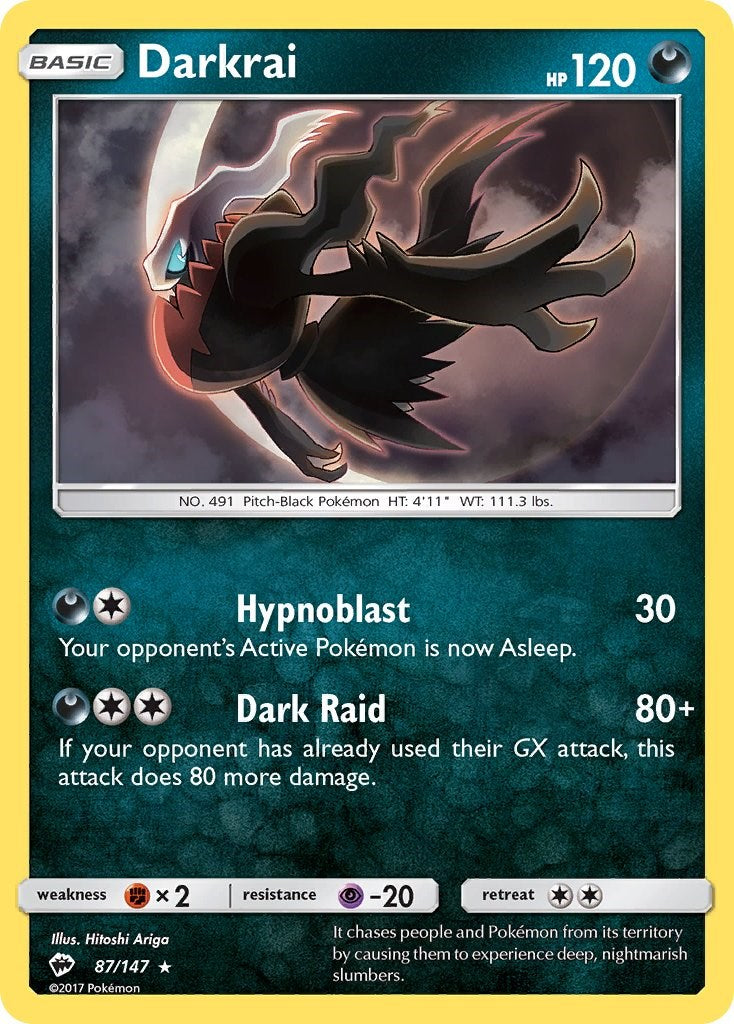 Darkrai (87/147) [Sun & Moon: Burning Shadows] | Good Games North