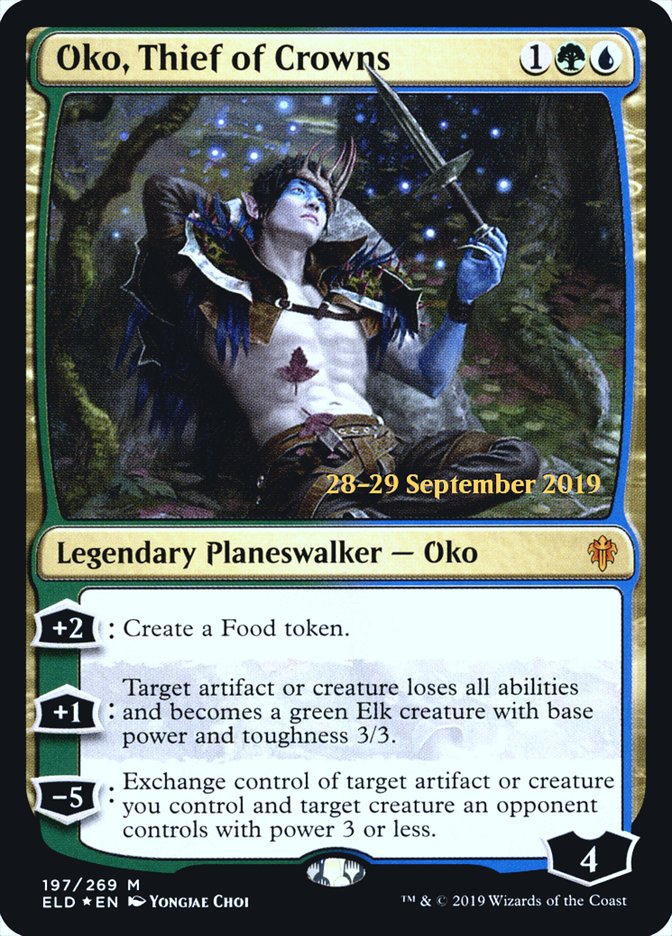 Oko, Thief of Crowns  [Throne of Eldraine Prerelease Promos] | Good Games North