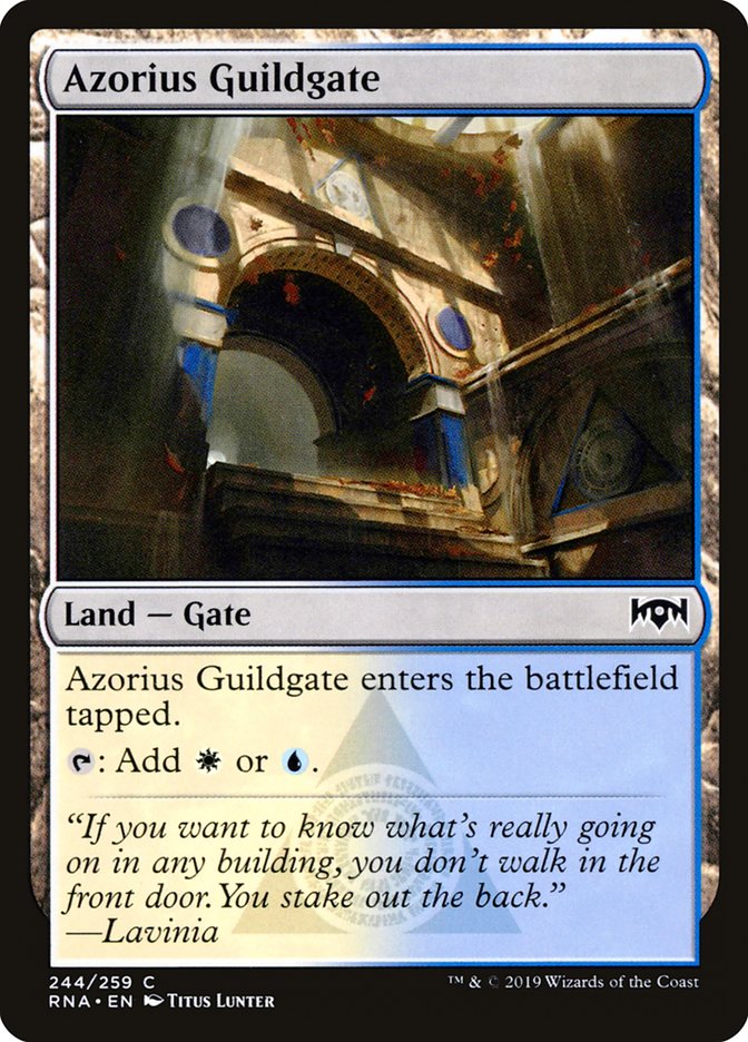 Azorius Guildgate (244/259) [Ravnica Allegiance] | Good Games North