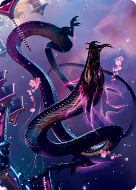 Junji, the Midnight Sky 1 Art Card [Kamigawa: Neon Dynasty Art Series] | Good Games North