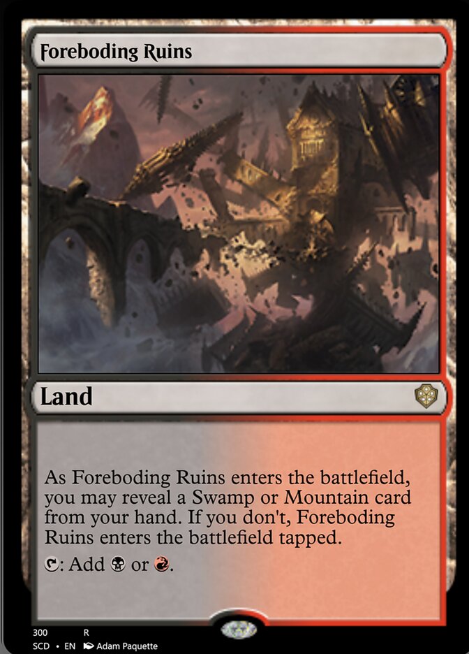 Foreboding Ruins [Starter Commander Decks] | Good Games North