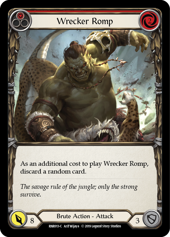 Wrecker Romp (Red) [RNR013-C] (Rhinar Hero Deck)  1st Edition Normal | Good Games North