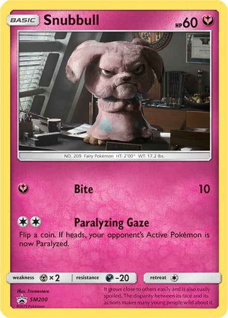 Snubbull (SM200) [Sun & Moon: Black Star Promos] | Good Games North