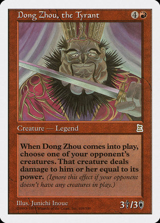 Dong Zhou, the Tyrant [Portal Three Kingdoms] | Good Games North
