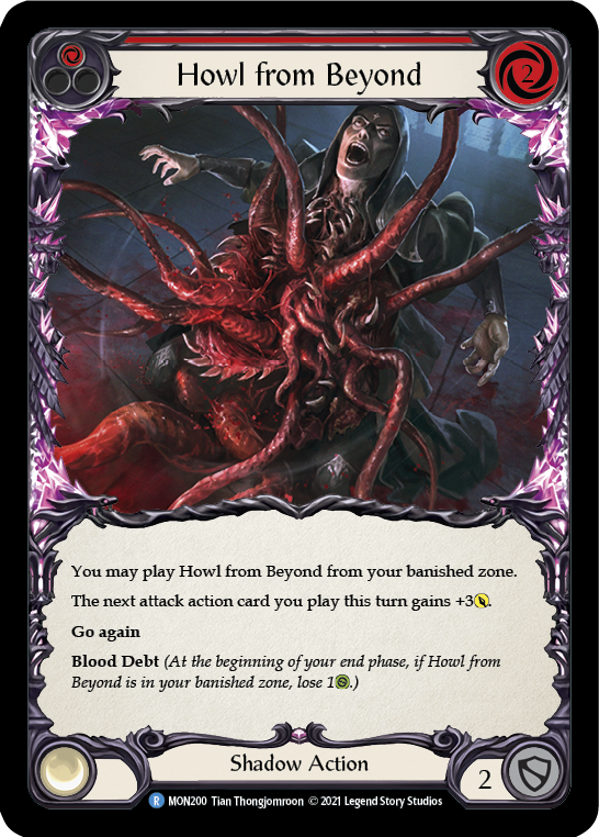 Howl from Beyond (Red) [MON200] 1st Edition Normal | Good Games North