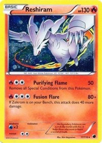 Reshiram (17/116) (Cosmos Holo) [Black & White: Plasma Freeze] | Good Games North