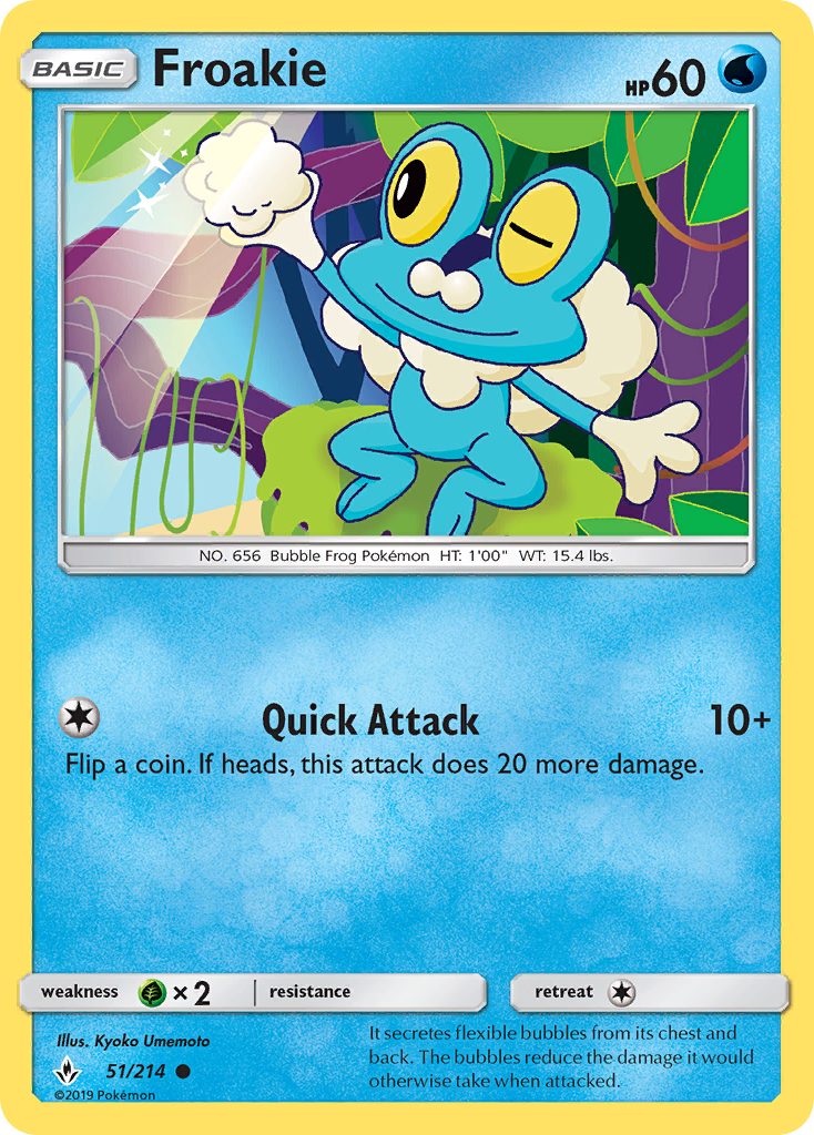 Froakie (51/214) [Sun & Moon: Unbroken Bonds] | Good Games North