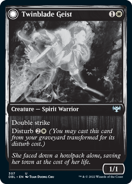 Twinblade Geist // Twinblade Invocation [Innistrad: Double Feature] | Good Games North