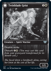 Twinblade Geist // Twinblade Invocation [Innistrad: Double Feature] | Good Games North