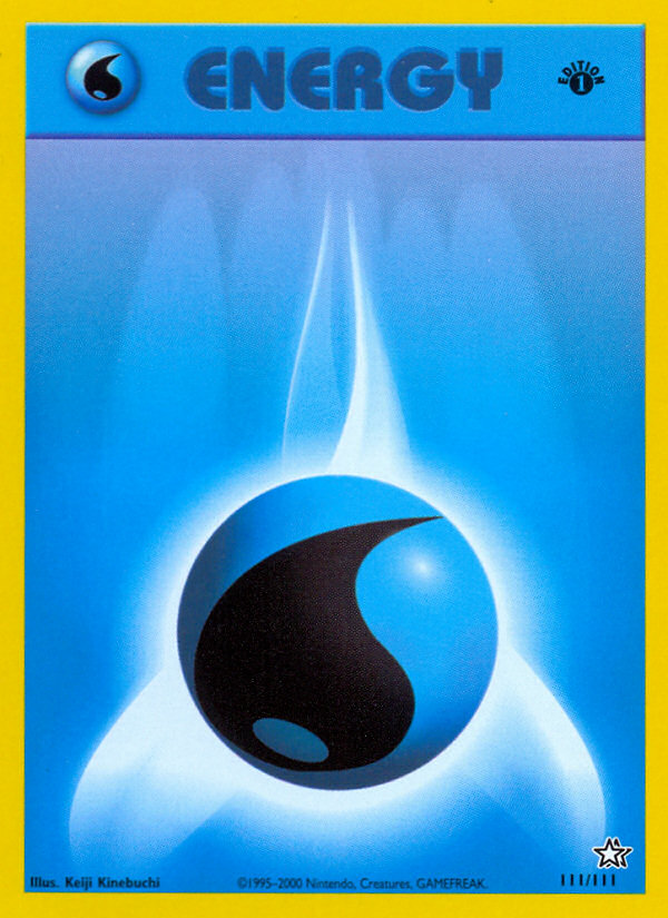 Water Energy (111/111) [Neo Genesis 1st Edition] | Good Games North