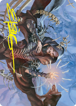 Valentin, Dean of the Vein Art Card (Gold-Stamped Signature) [Strixhaven: School of Mages Art Series] | Good Games North
