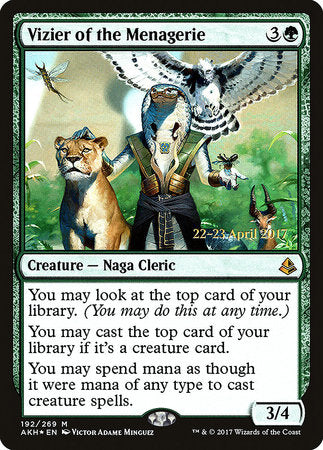 Vizier of the Menagerie [Amonkhet Promos] | Good Games North