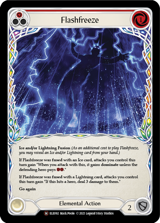 Flashfreeze [U-ELE092] Unlimited Rainbow Foil | Good Games North