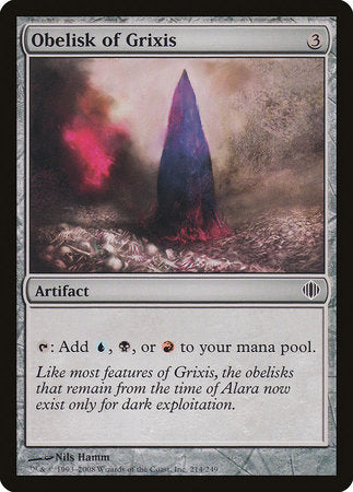 Obelisk of Grixis [Shards of Alara] | Good Games North