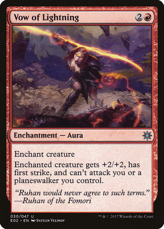 Vow of Lightning [Explorers of Ixalan] | Good Games North