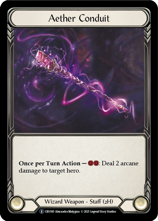 Aether Conduit [U-CRU160-RF] Unlimited Rainbow Foil | Good Games North