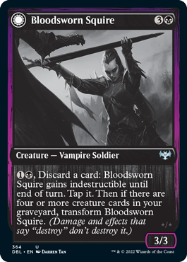 Bloodsworn Squire // Bloodsworn Knight [Innistrad: Double Feature] | Good Games North