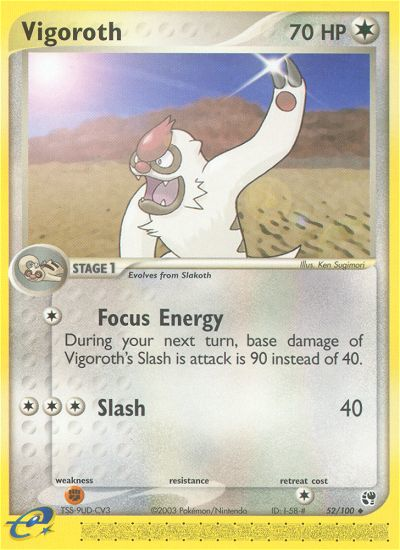 Vigoroth (52/100) [EX: Sandstorm] | Good Games North