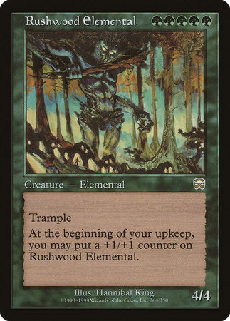 Rushwood Elemental [Mercadian Masques] | Good Games North
