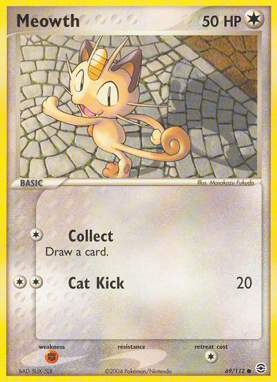 Meowth (69/112) [EX: FireRed & LeafGreen] | Good Games North