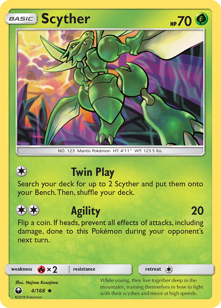 Scyther (4/168) [Sun & Moon: Celestial Storm] | Good Games North