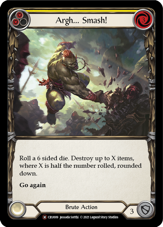 Argh... Smash! [U-CRU009-RF] Unlimited Rainbow Foil | Good Games North
