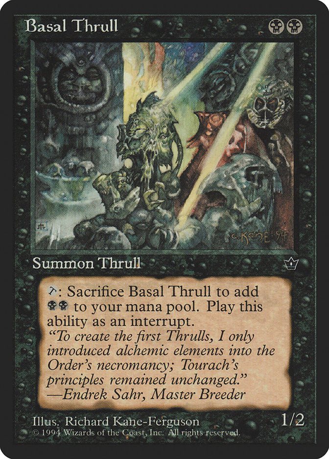Basal Thrull (Richard Kane Ferguson) [Fallen Empires] | Good Games North