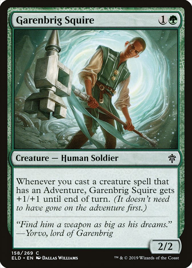 Garenbrig Squire [Throne of Eldraine] | Good Games North