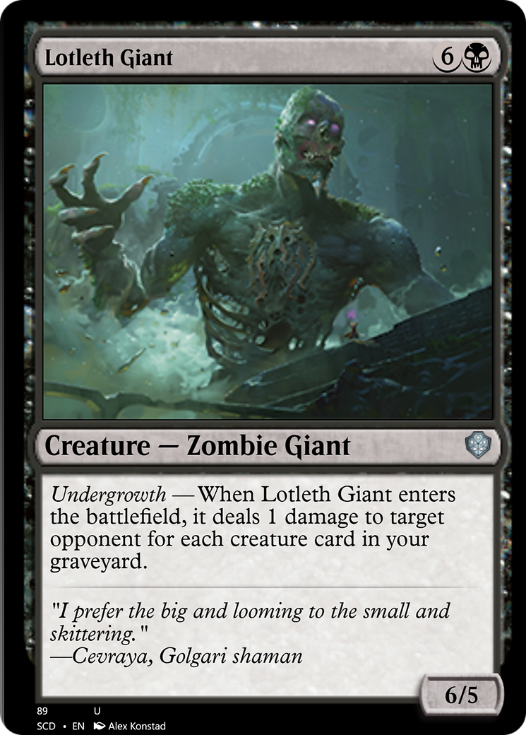 Lotleth Giant [Starter Commander Decks] | Good Games North