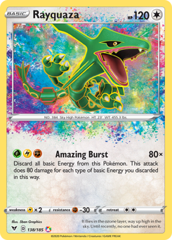Rayquaza (138/185) [Sword & Shield: Vivid Voltage] | Good Games North