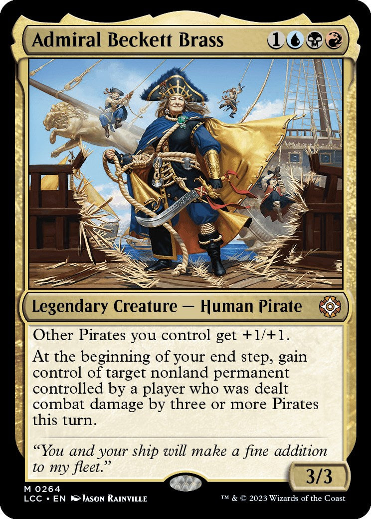 Admiral Beckett Brass [The Lost Caverns of Ixalan Commander] | Good Games North