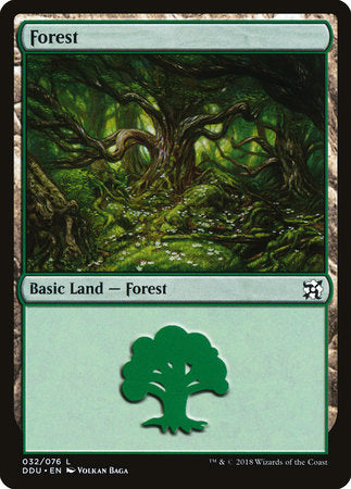 Forest (32) [Duel Decks: Elves vs. Inventors] | Good Games North