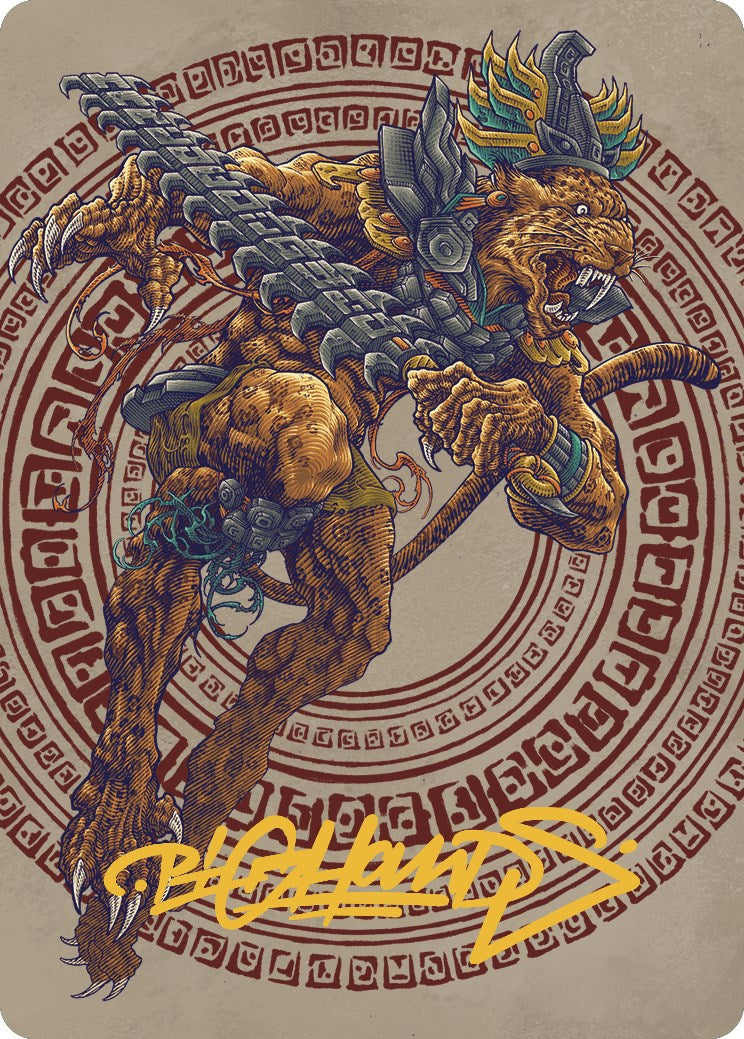 Sovereign Okinec Ahau Art Card (Gold-Stamped Signature) [The Lost Caverns of Ixalan Art Series] | Good Games North