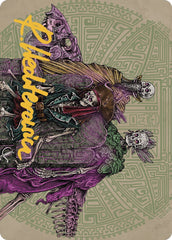 Throne of the Grim Captain Art Card (Gold-Stamped Signature) [The Lost Caverns of Ixalan Art Series] | Good Games North