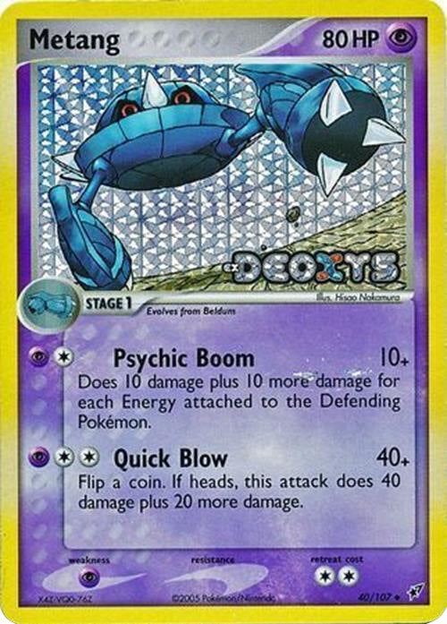 Metang (40/107) (Stamped) [EX: Deoxys] | Good Games North