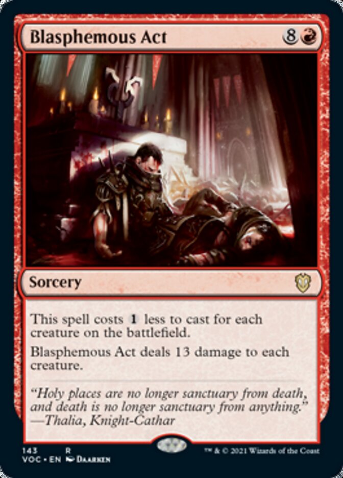 Blasphemous Act [Innistrad: Crimson Vow Commander] | Good Games North