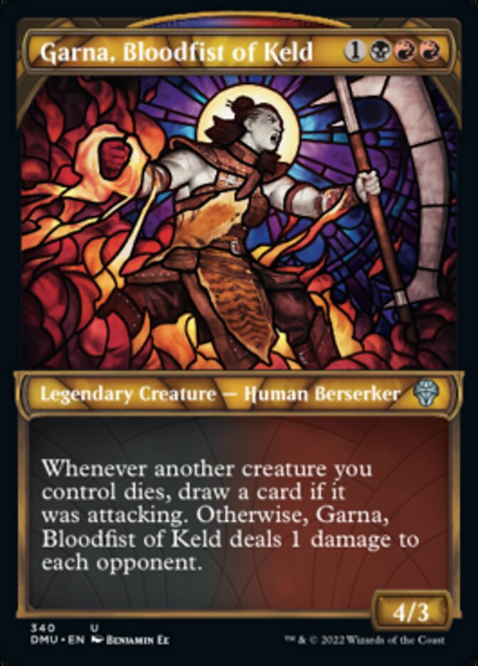 Garna, Bloodfist of Keld (Showcase Textured) [Dominaria United] | Good Games North