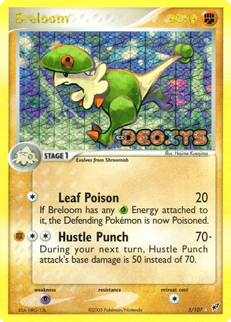 Breloom (3/107) (Stamped) [EX: Deoxys] | Good Games North