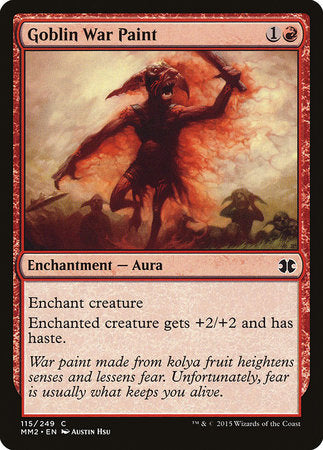 Goblin War Paint [Modern Masters 2015] | Good Games North