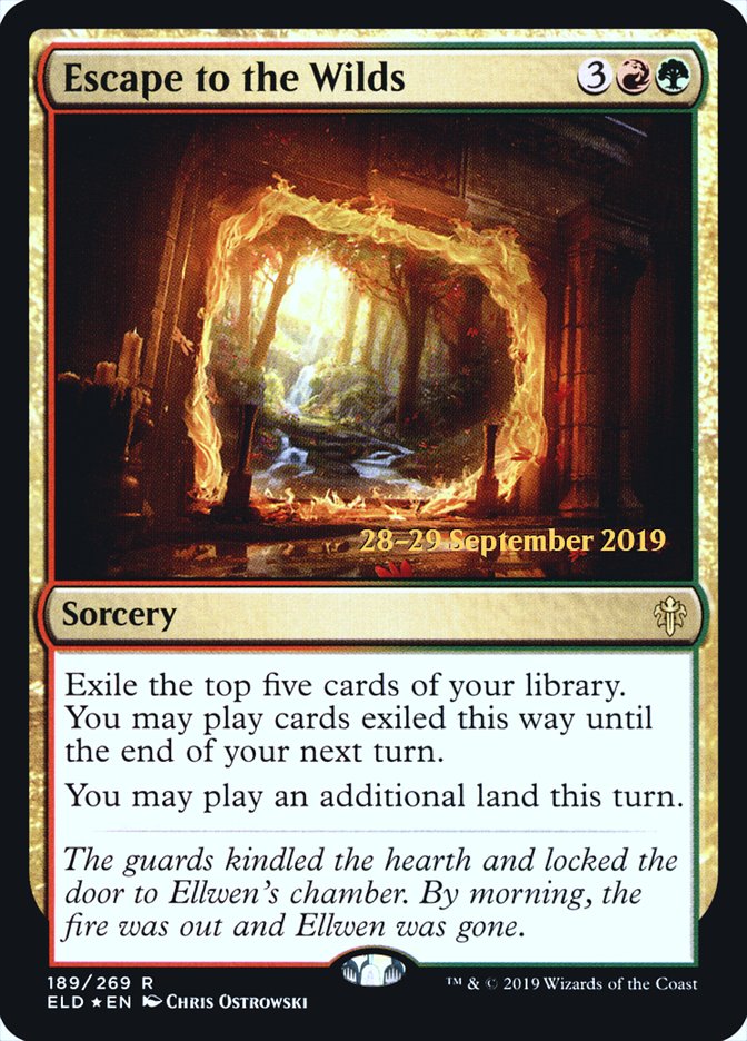 Escape to the Wilds  [Throne of Eldraine Prerelease Promos] | Good Games North