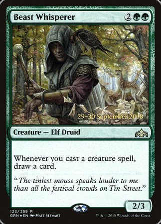 Beast Whisperer [Guilds of Ravnica Promos] | Good Games North